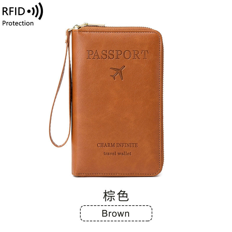 Travel Wallet - Premium Leather Passport Holder