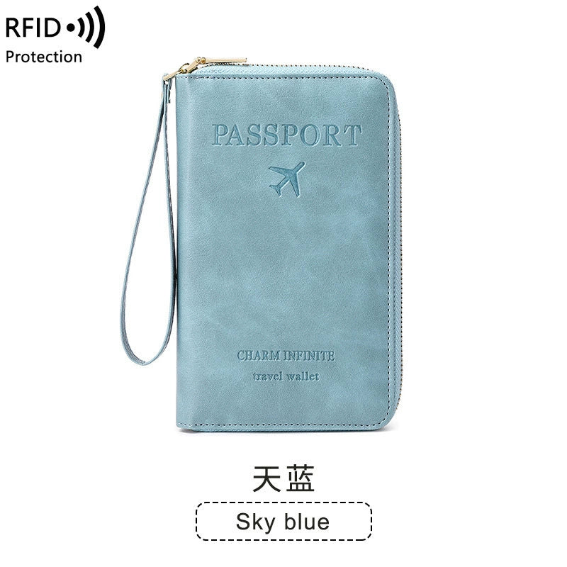 Travel Wallet - Premium Leather Passport Holder