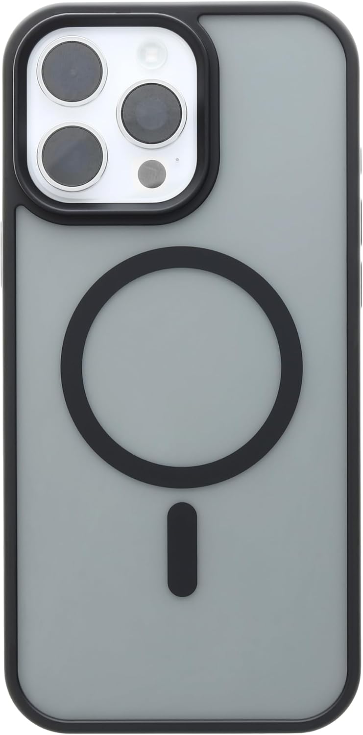 Frosted Black Magnetic Impact Case for iPhone