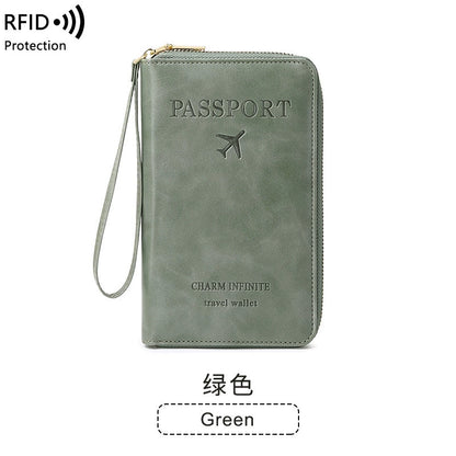 Travel Wallet - Premium Leather Passport Holder