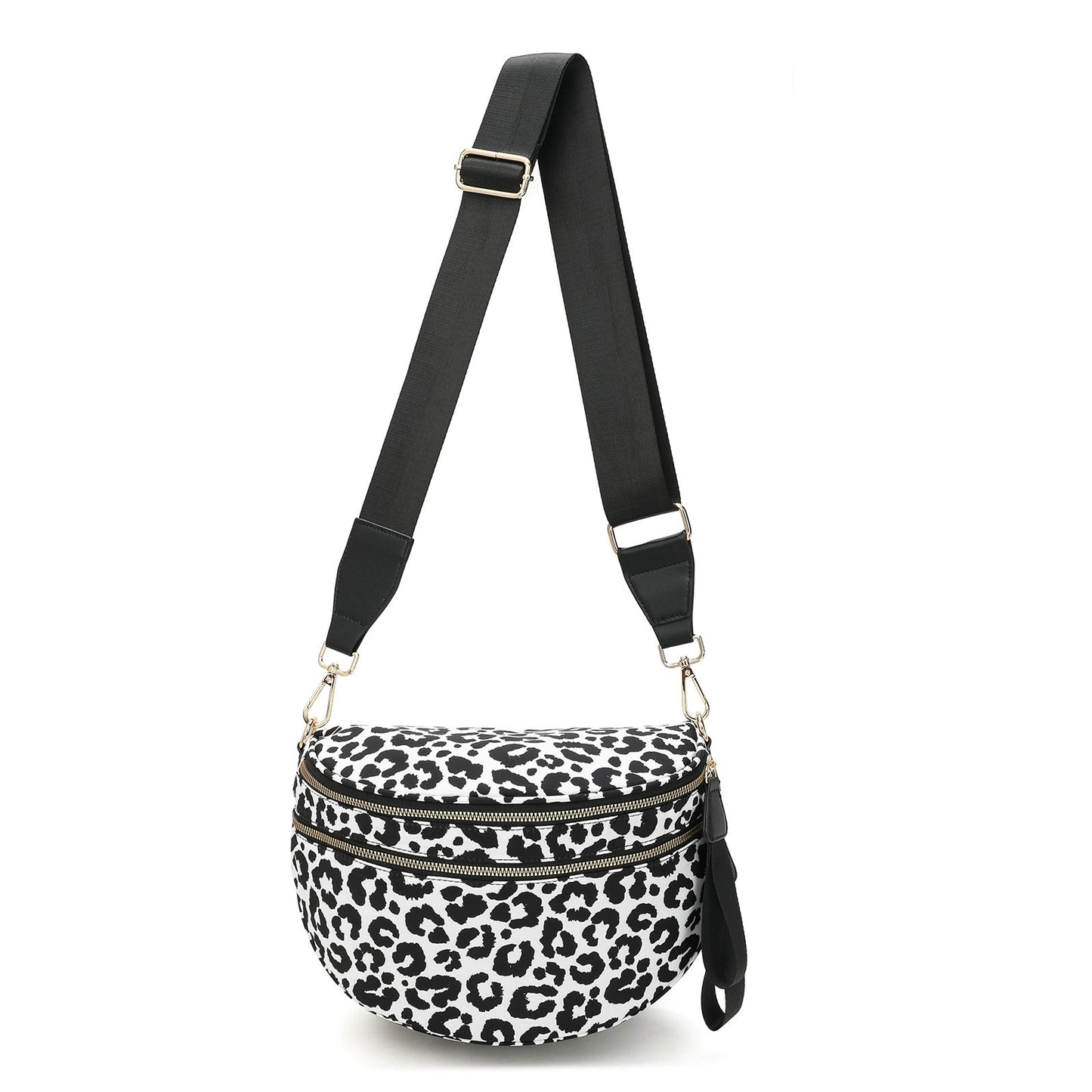 Checkered Bags Crossbody Spacious Nylon Belt Bag, Adjustable Strap, Multiple Colors