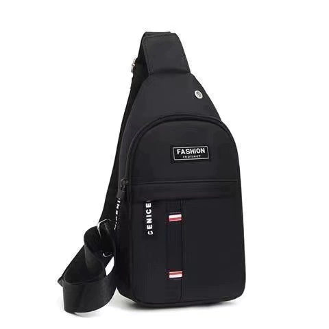 Men's Crossbody Chest Bag - Waterproof Sling Backpack with Adjustable Strap & Multiple Compartments
