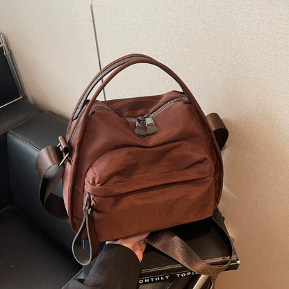Elegant Solid Color Shoulder Bag - 2025 Fall & Winter Trendy Crossbody