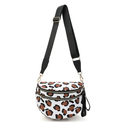 Checkered Bags Crossbody Spacious Nylon Belt Bag, Adjustable Strap, Multiple Colors