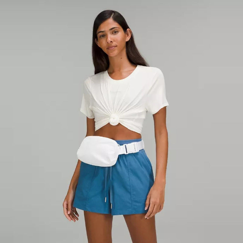Crossbody Bag with Adjustable Long Strap - Small Fanny Pack Belt Bag for Travel