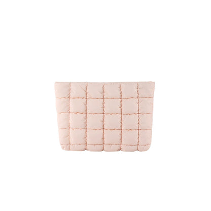 2025 Korean Style Pleated Cosmetic Bag - Trendy Small Handbag for Women Fashion Beauty Organizer