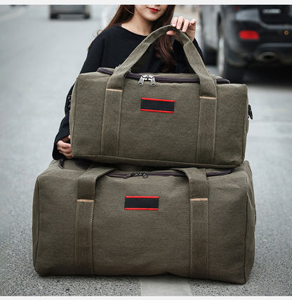 Large Capacity Canvas Travel Bag for Men & Women