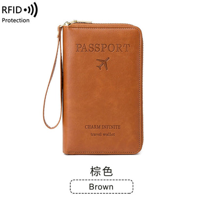 Travel Wallet - Premium Leather Passport Holder