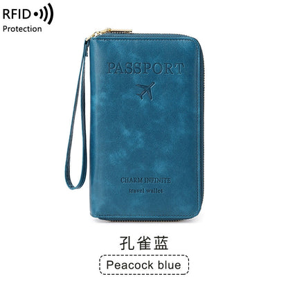 Travel Wallet - Premium Leather Passport Holder