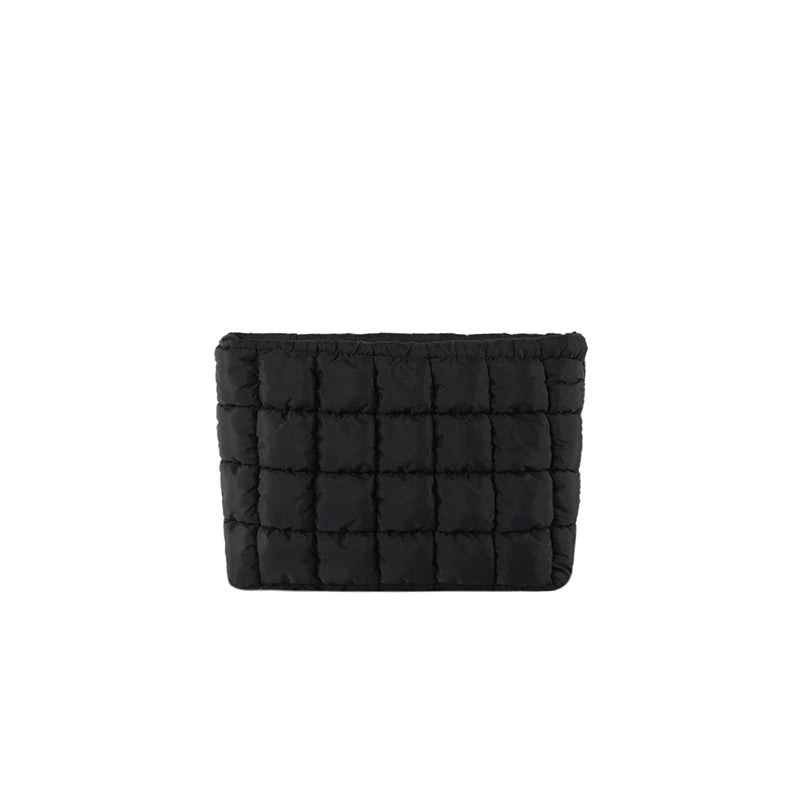 2025 Korean Style Pleated Cosmetic Bag - Trendy Small Handbag for Women Fashion Beauty Organizer