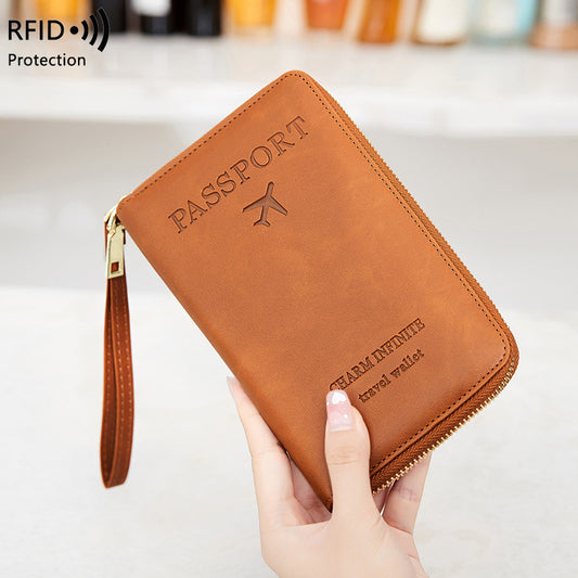 Travel Wallet - Premium Leather Passport Holder