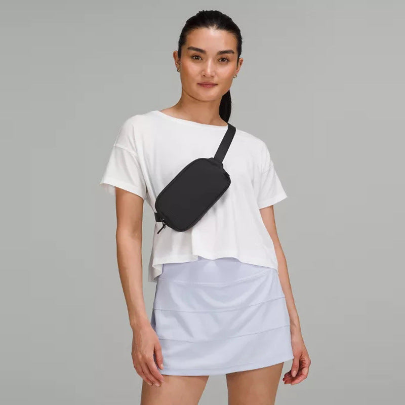 Crossbody Bag with Adjustable Long Strap - Small Fanny Pack Belt Bag for Travel