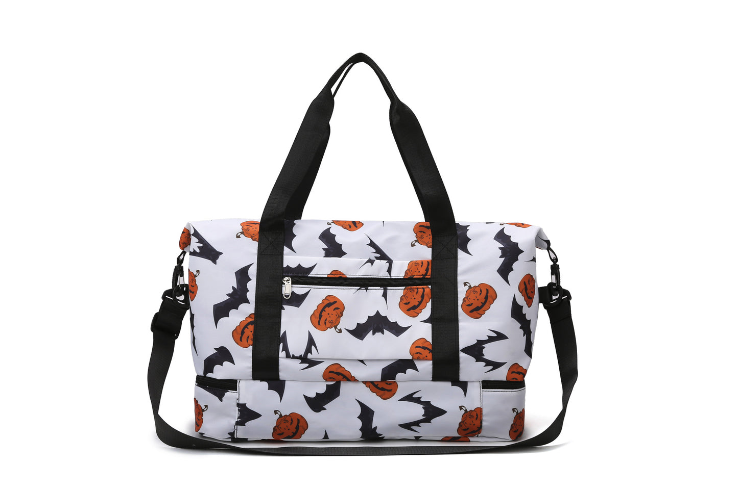 Halloween Printed Travel Bag - Large Capacity Shoulder Messenger for Business, Swimming & Fitness