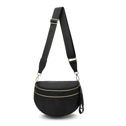 Checkered Bags Crossbody Spacious Nylon Belt Bag, Adjustable Strap, Multiple Colors