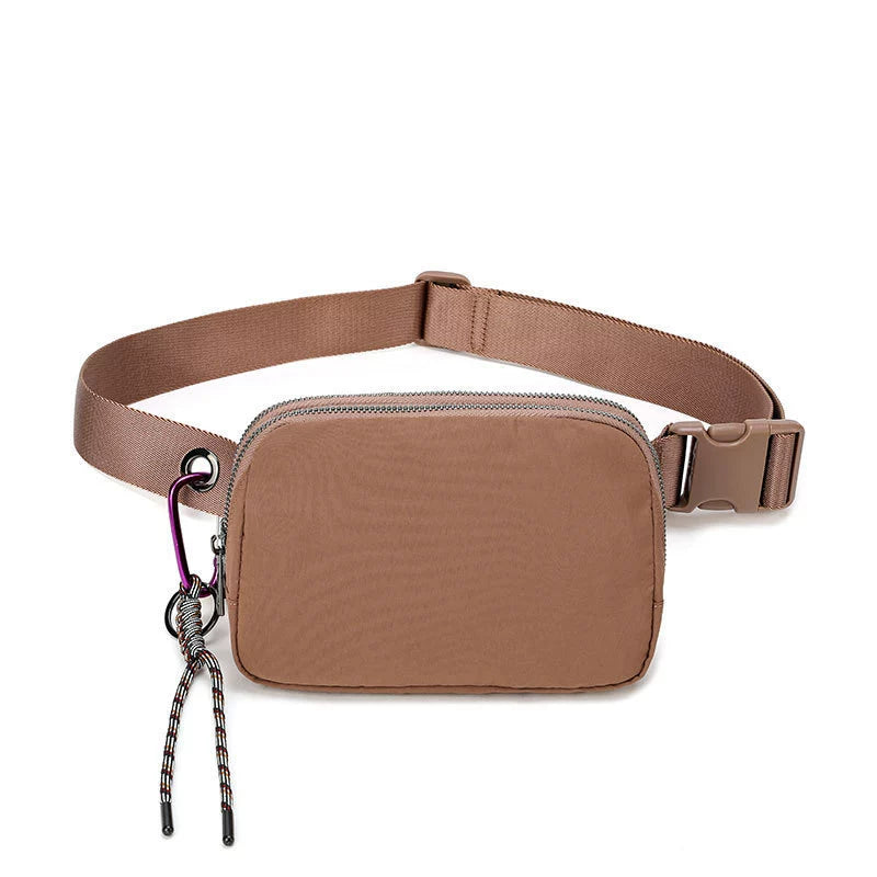 Crossbody Bag with Adjustable Long Strap - Small Fanny Pack Belt Bag for Travel