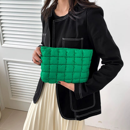 2025 Korean Style Pleated Cosmetic Bag - Trendy Small Handbag for Women Fashion Beauty Organizer