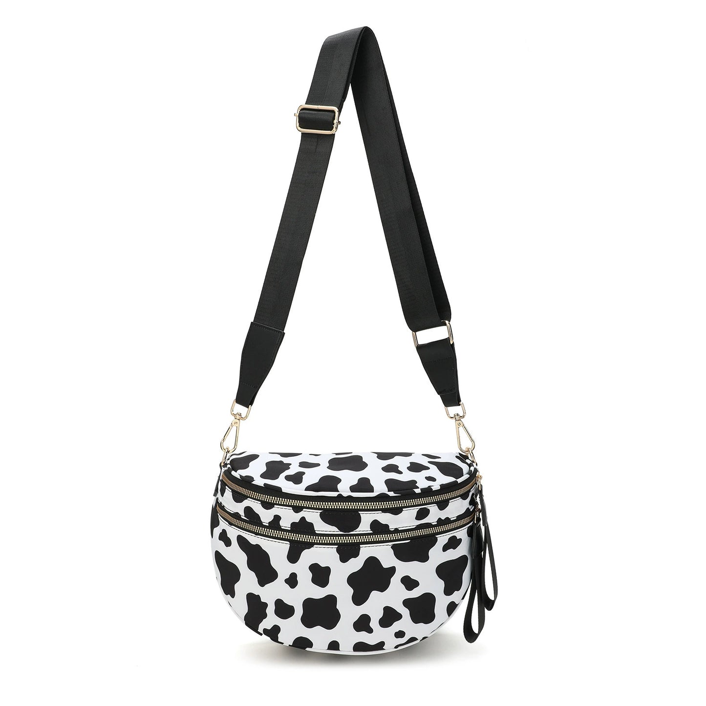 Checkered Bags Crossbody Spacious Nylon Belt Bag, Adjustable Strap, Multiple Colors