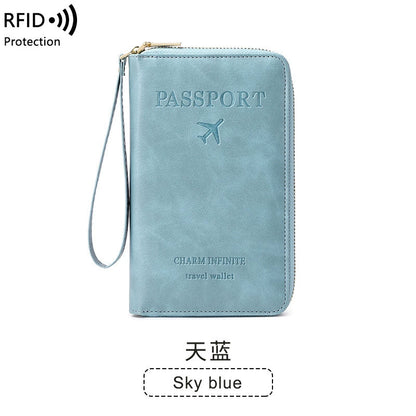 Travel Wallet - Premium Leather Passport Holder