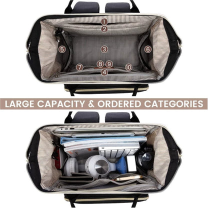 Women's Laptop Backpack with USB Port - Anti-Theft Travel Backpack Purse for College Work