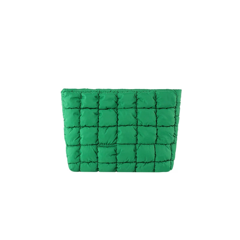 2025 Korean Style Pleated Cosmetic Bag - Trendy Small Handbag for Women Fashion Beauty Organizer