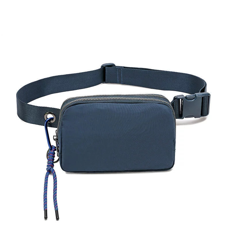Crossbody Bag with Adjustable Long Strap - Small Fanny Pack Belt Bag for Travel