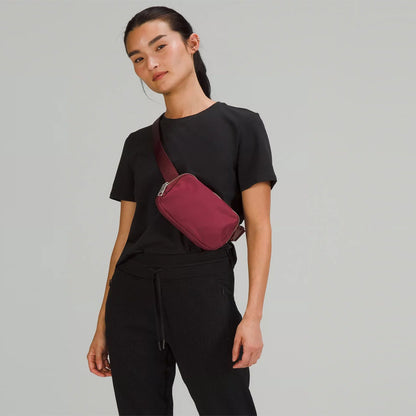 Crossbody Bag with Adjustable Long Strap - Small Fanny Pack Belt Bag for Travel