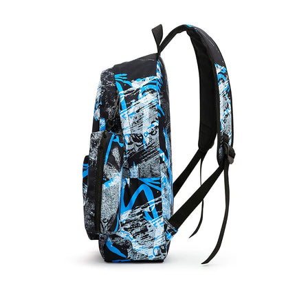 Stylish Large-Capacity Backpack for Boys with Dual Shoulder Straps