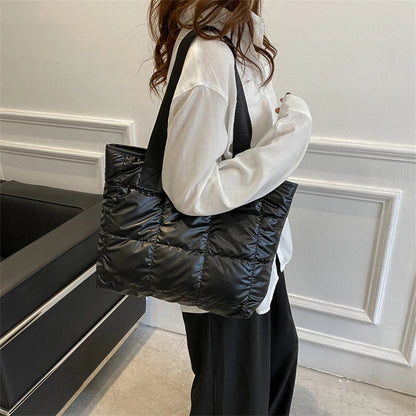 Fashion Ladies' Quilted Tote Handbag
