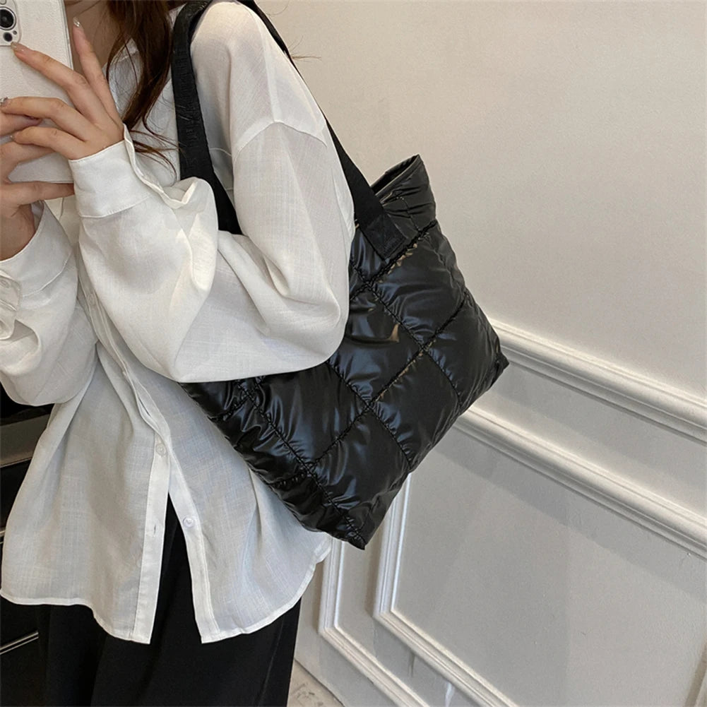 Fashion Ladies' Quilted Tote Handbag