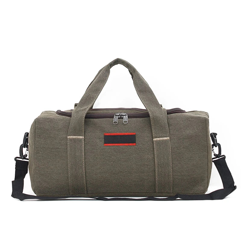 Large Capacity Canvas Travel Bag for Men & Women