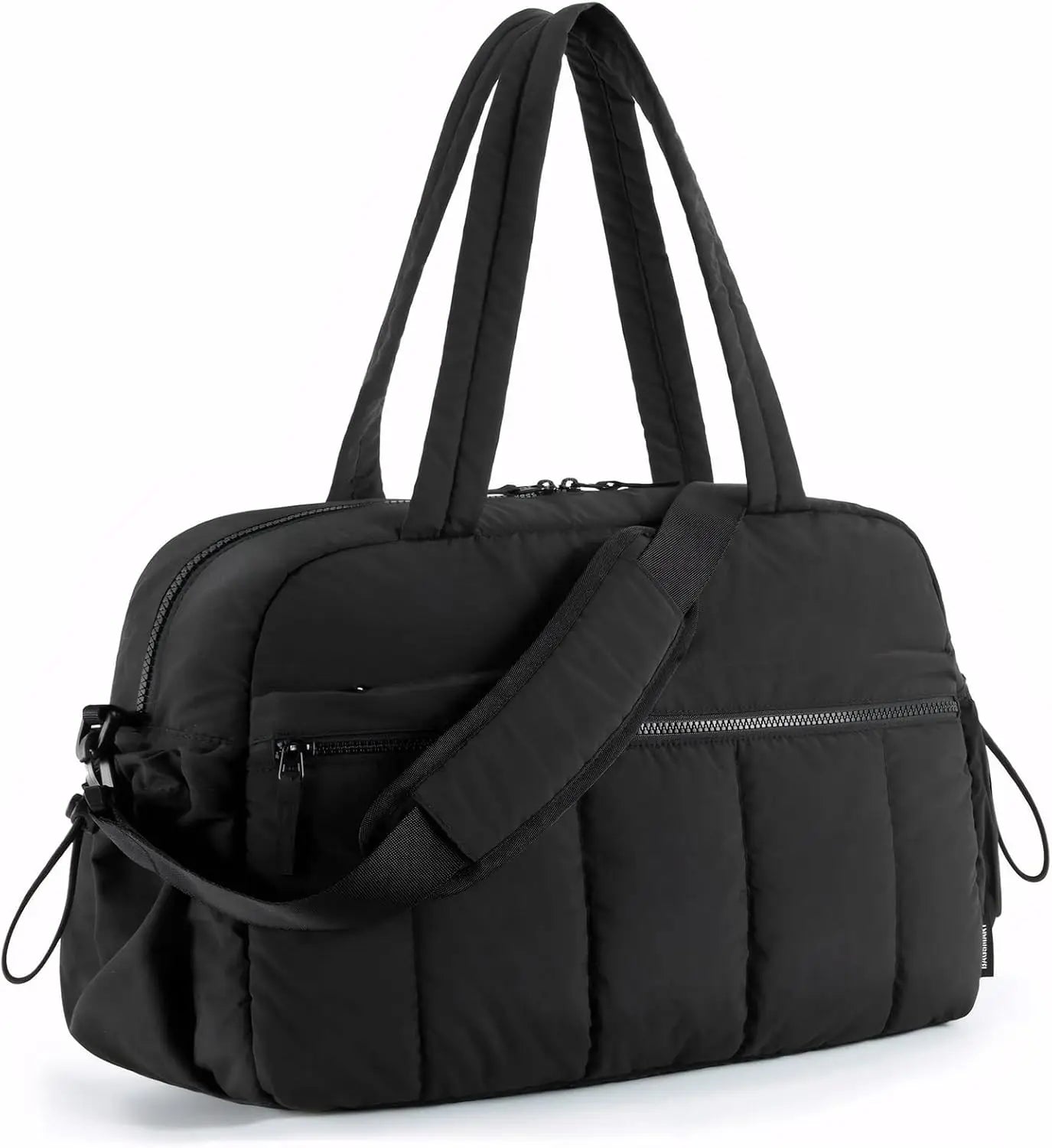 Large Capacity Travel Bag with Trolley Strap in Pink