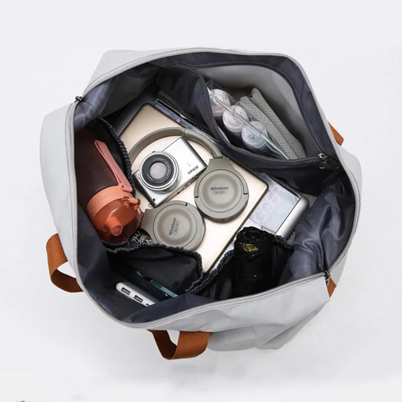 Travel Bag Luggage Handbag Waterproof Weekender Bags Dry/Wet Separation, Gym & Travel