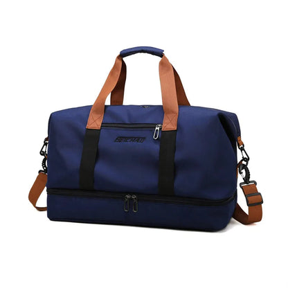 Travel Bag Luggage Handbag Waterproof Weekender Bags Dry/Wet Separation, Gym & Travel