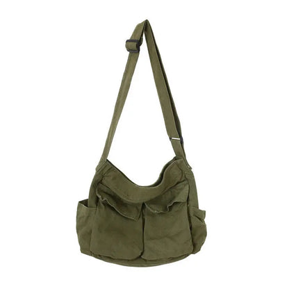 New Student Class Canvas Messenger Bag