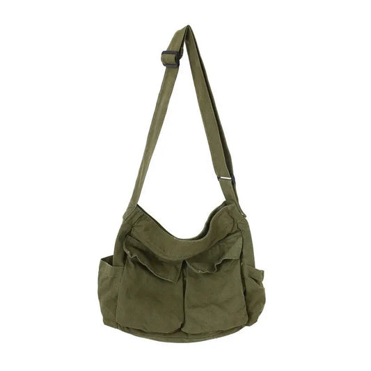 New Student Class Canvas Messenger Bag