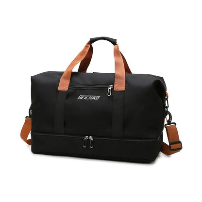 Travel Bag Luggage Handbag Waterproof Weekender Bags Dry/Wet Separation, Gym & Travel