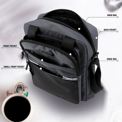 Men's Large-Capacity Nylon Messenger Bag