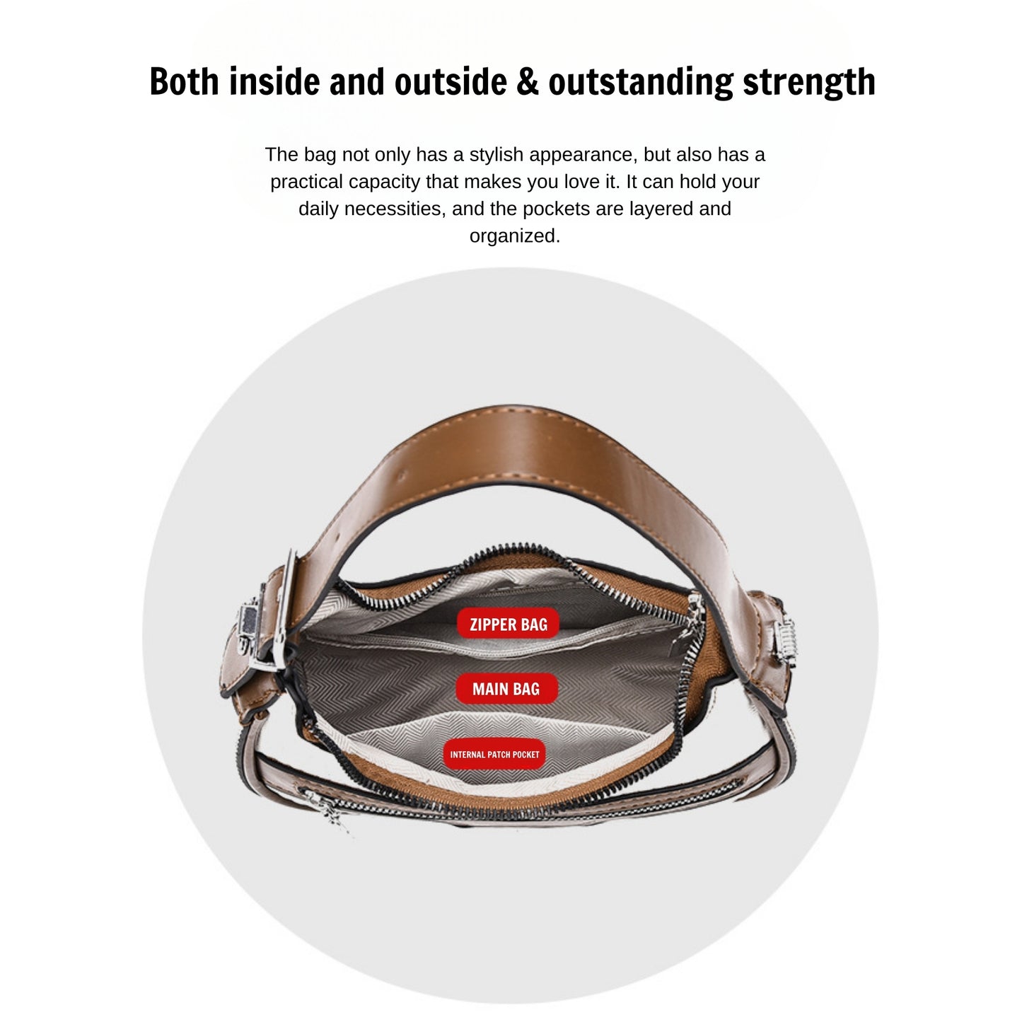 Women’s Crescent Woven Shoulder Bag